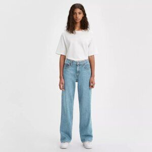 Levi's High Loose Full Circle-Medium Wash Wide leg Jeans Size 26